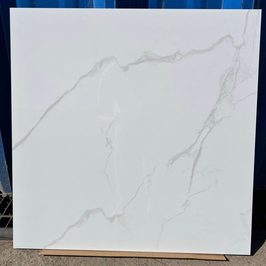 Porcelanato 60x60 Blanco Véneto Brillante