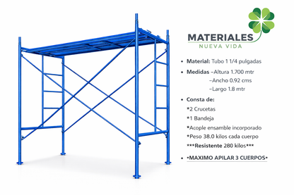 ANDAMIO METÁLICO MULTIPROPÓSITO