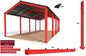 GALPÓN PREFABRICADO 10x20 mts  (200 m²)