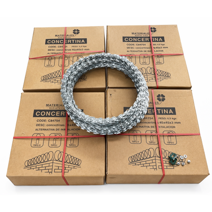 Concertina 10 mts (45x45x3mm)
