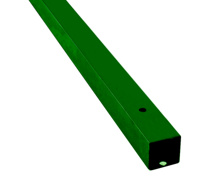 Poste cubierta de PVC 60x60x1.5mm de 2,40m Verde + Kit accesorios